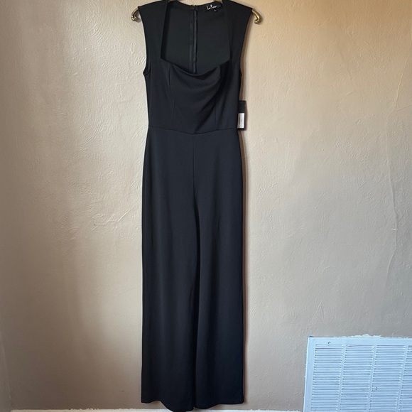 Lulus Enticing Endeavors Black Jumpsuit Size Small - Picture 2 of 10